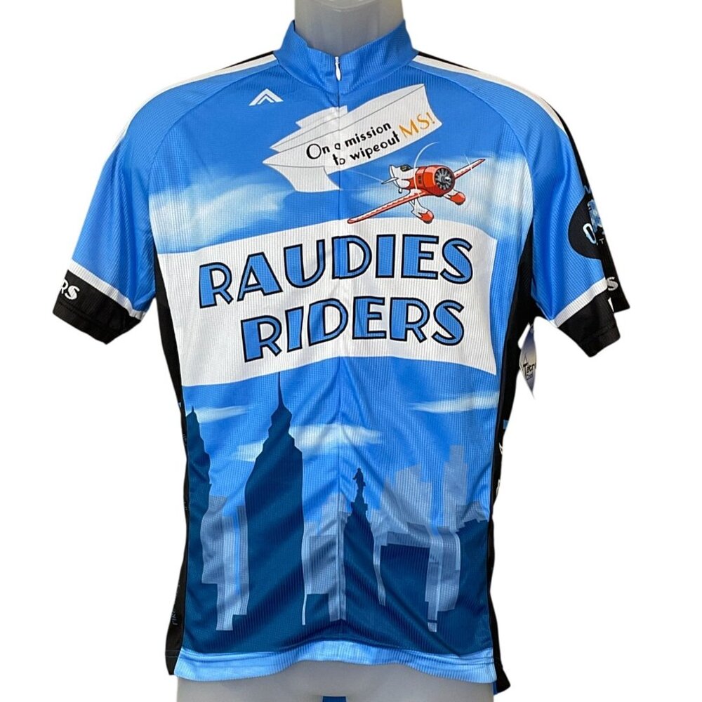 Ascend Sportswear Short Raglan Sleeve Cycling Jersey Medium